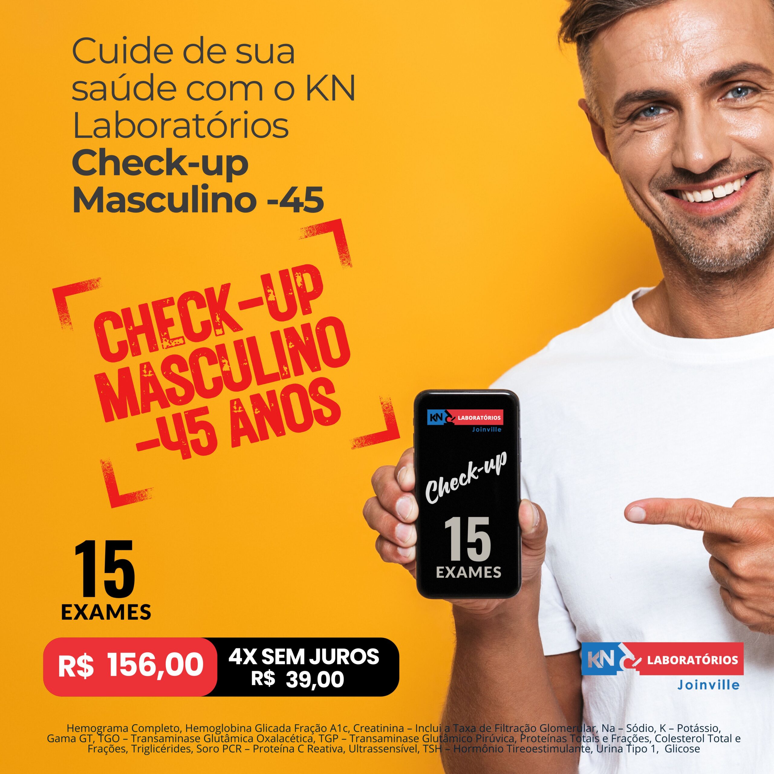 Check-up Homem -45 anos